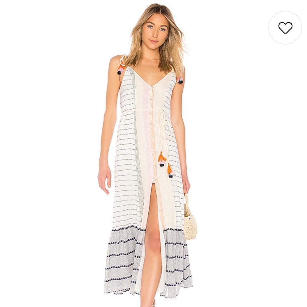 Tularosa Villa Dress in Calmar Stripe